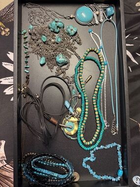 Turquoise Bead & Stone Women's Necklace Collection